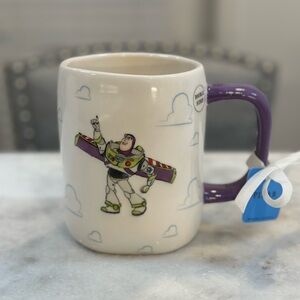 Rae Dunn Pixar Toy Story Buzz Lightyear “TO INFINITY” Double-Sided Mug